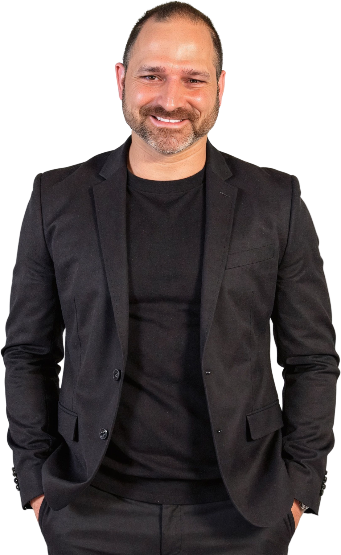 Chris Debayle, enterprise revenue leader, full-length portrait